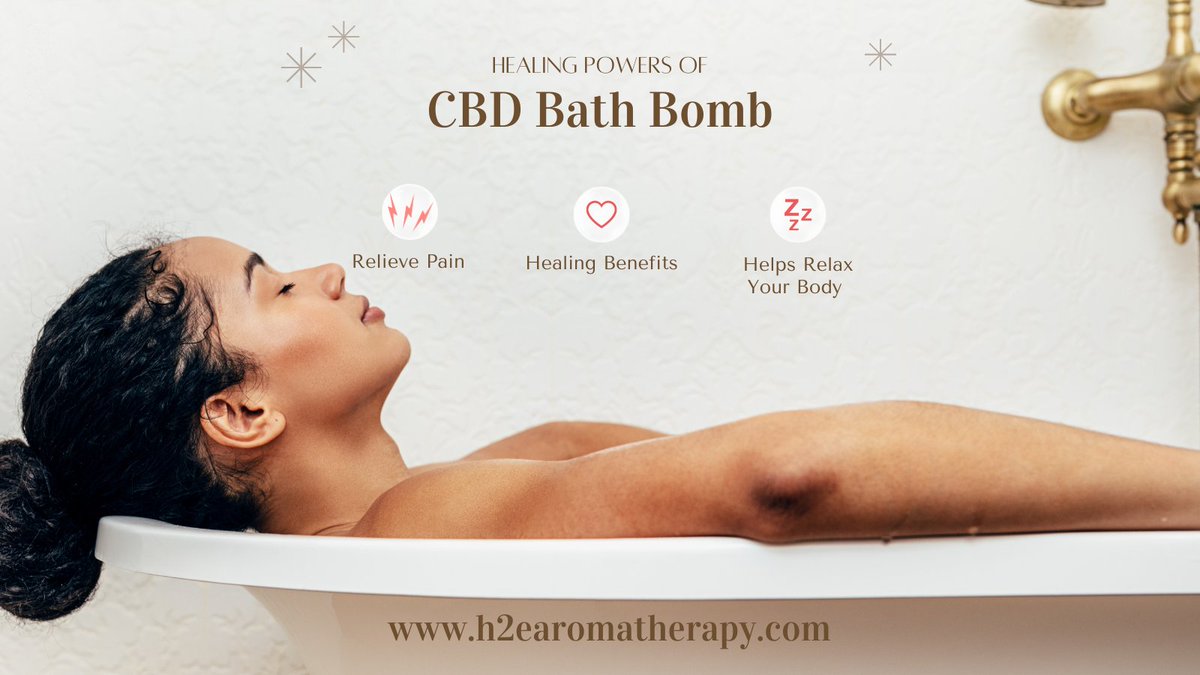 h2edesign's tweet photo. Relax and enjoy the healing benefits of our CBD Bath Bombs. #aromatherapy #h2edesignstore #h2earomatherapy #aroma #relax #bathbomb #bathbombs #cbd #cbdbathbomb #antiaging #antioxidants #healingbenefits #relievepain #relieveinflammation https://t.co/fTuFvKuYiU