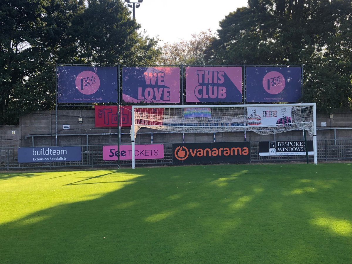 DulwichHamletFC's tweet photo. 🪙SPONSORSHIP REQUIRED🪙

Hamlet fans, we are still urgently requiring sponsorship for our new training kits for the 2023-24 season, and for our four large banners behind the goal at the Greendale End of Champion Hill.

If you, or anyone you know, have a business that would love to get involved and help a local club, we would be incredibly grateful.

Please email Clare Keeble at commercial@dulwichhamletfc.co.uk if you would like to help us.

#DHFC 💖💙