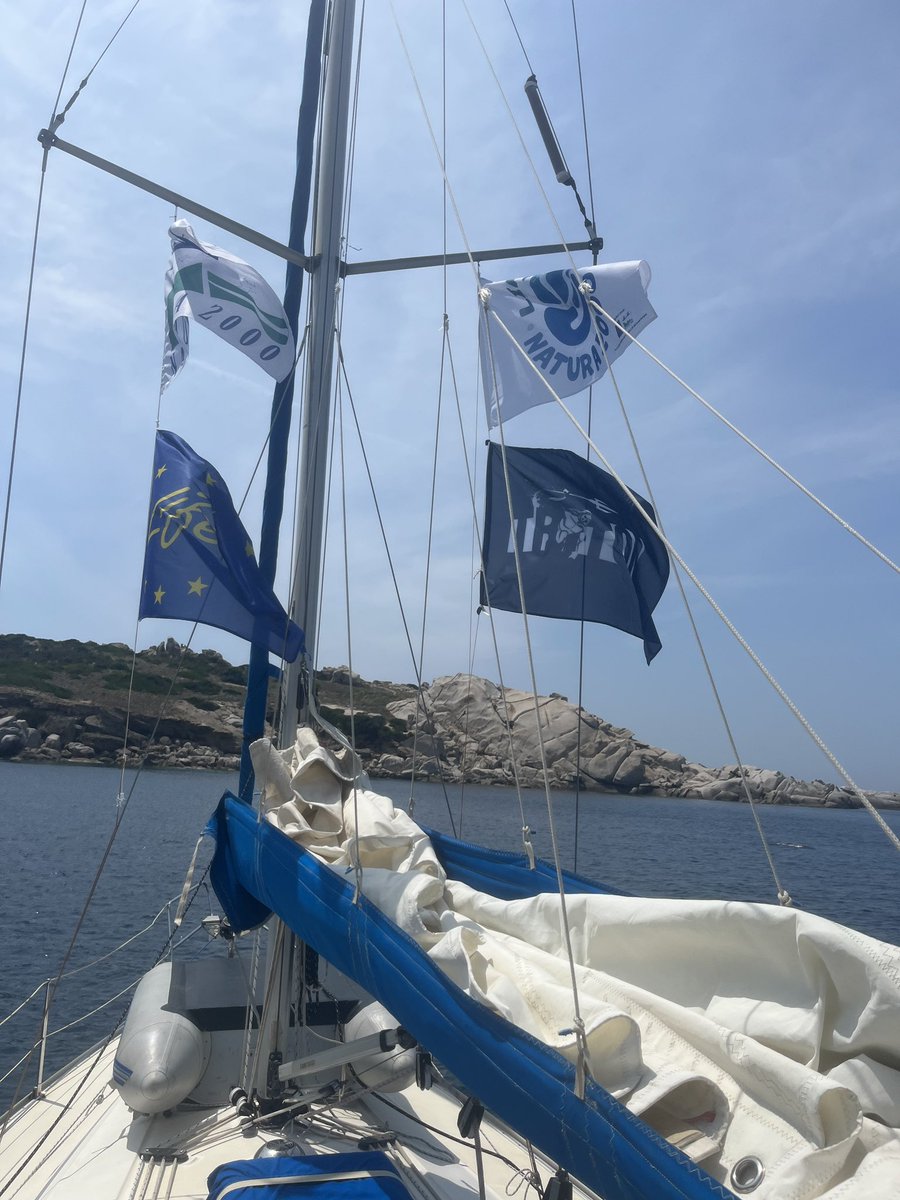 Il team di #lifeamarnatura2000 continua la #campagnavelica e dopo aver lasciato La Maddalena sono passati per S. Teresa di Gallura, Capo Testa, per arrivare a Castelsardo, dove ha sostato per una notte, per poi riprendere la navigazione verso Stintino.