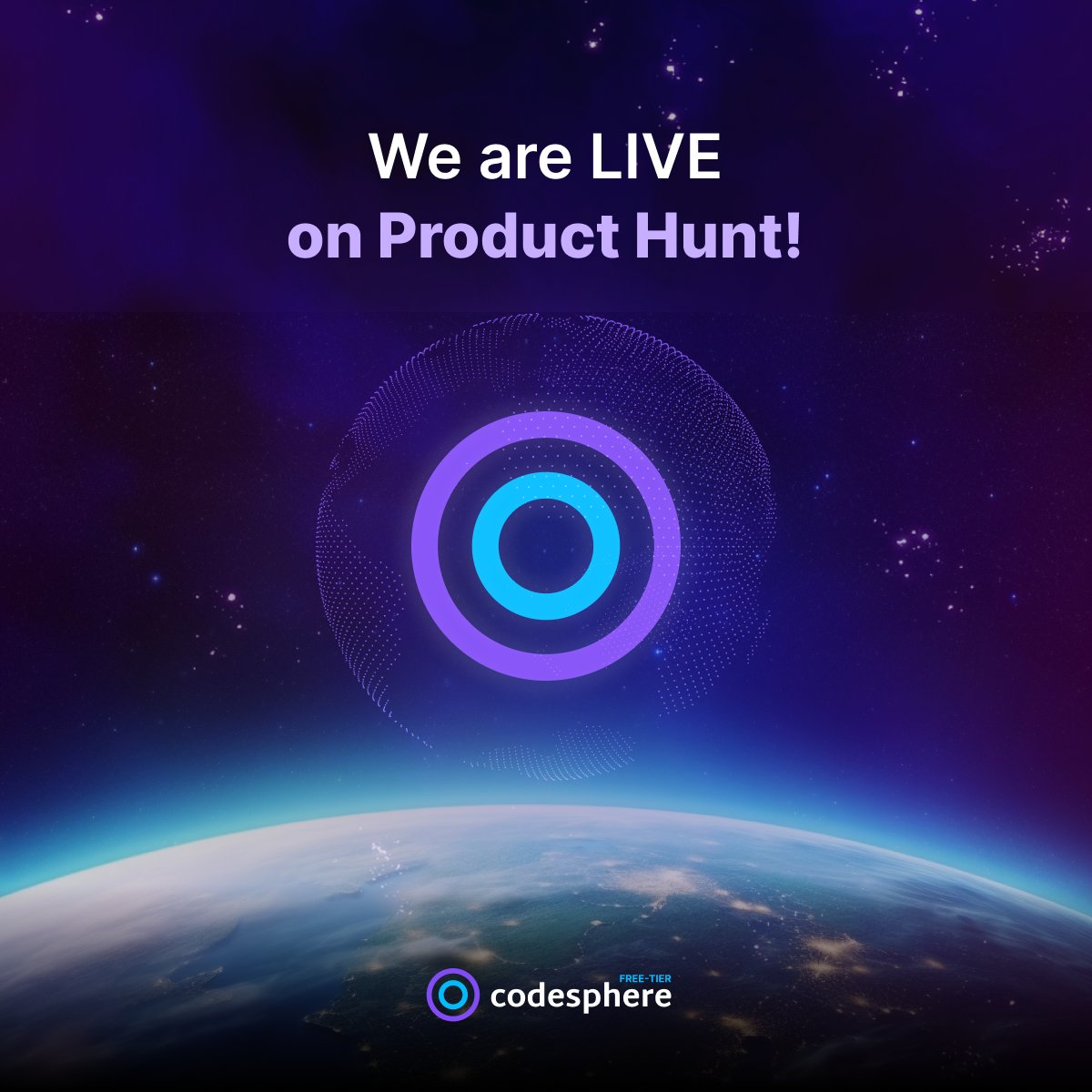 After months of work we are launching on Product Hunt  today! Our new free tier allows anyone to create up to 3 free workspaces. Check out Codesphere &amp; let us know what you think! Your feedback and support means the world to us 💜 producthunt.com/posts/codesphe…