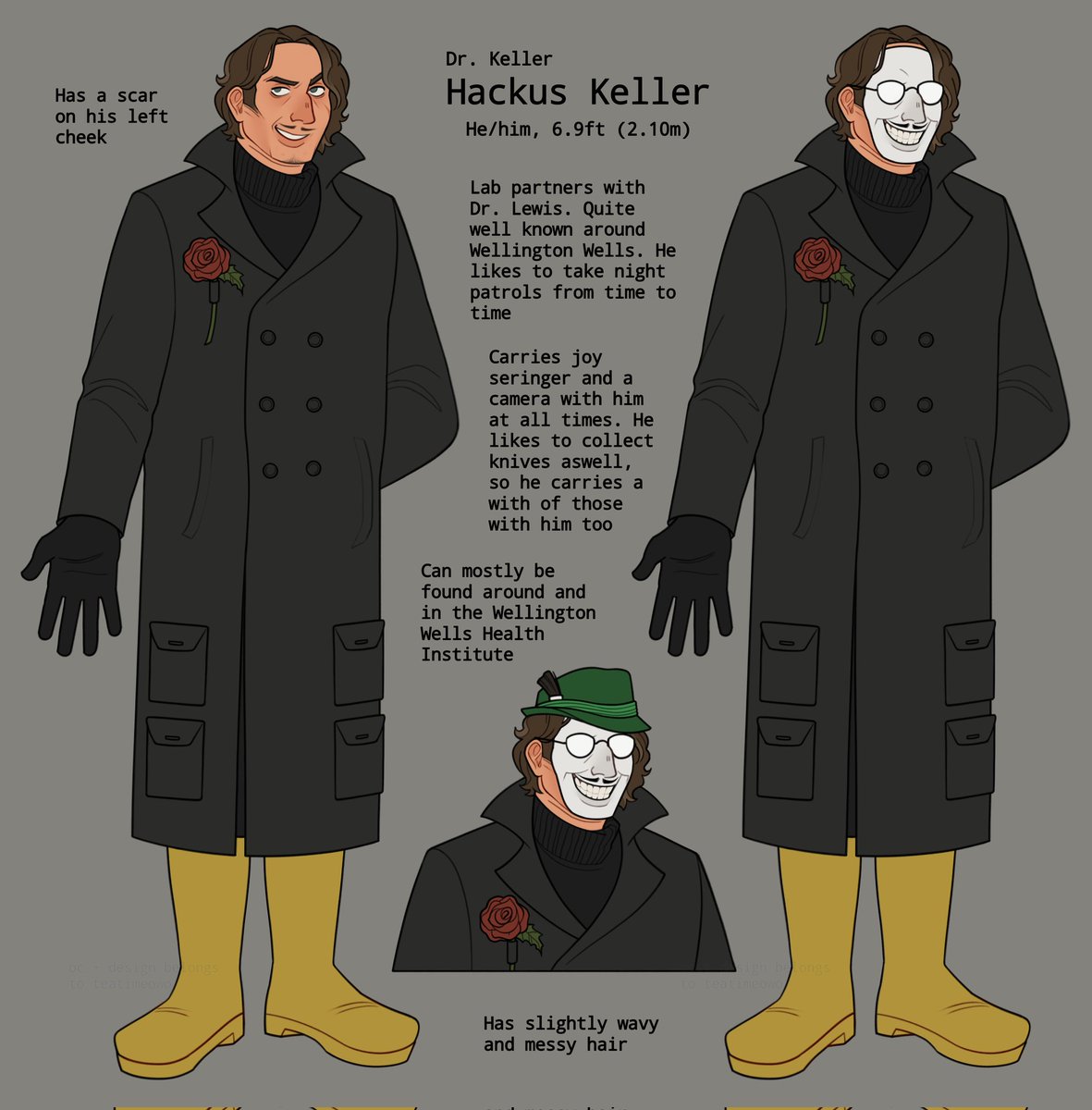 ClownoManiac's tweet photo. The main Doctor himself got a new refsheet♥️ he needed a new one since the old one was slightly out of date
Tags~
#oc #ocart #whf #whfdoctor #whfart #whfoc #whfocart #whfocrefsheet #wehappyfewfanart #wehappyfewocart #wehappyfewart #wehappyfewoc #wehappyfew #refsheet #mainoc https://t.co/XNiChj8dno