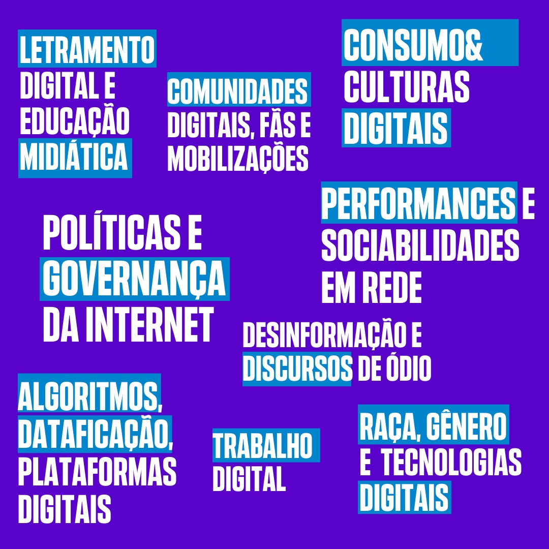 GP_comcultdig's tweet photo. Dá uma olhada nas temáticas que o GP usualmente recebe trabalhos. Tem ou está escrevendo um artigo sobre algum desses temas? Então aproveite para submeter o trabalho ao GP Tecnologias e Culturas Digitais! Esperamos contar com suas contribuições nos debates. https://t.co/YrAjX21XNM