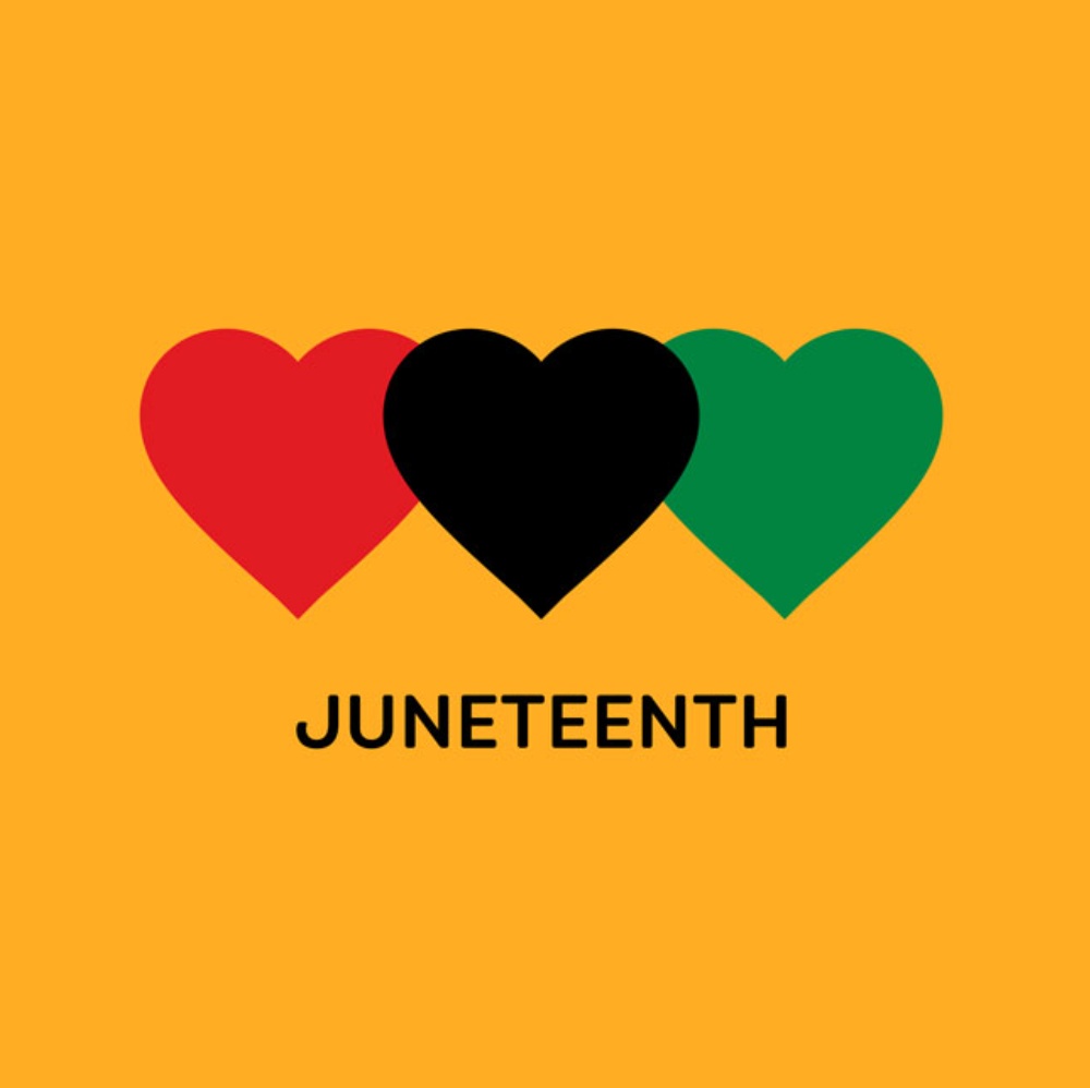 HurstAnthArch's tweet photo. As we celebrate Juneteenth, we must also recognize that many policies &amp; laws have disproportionately affected communities of color long after the end of slavery, and many persist to this day.  Let us all be advocates/activists for positive change and agents of healing. ♥️🖤💛💚 https://t.co/sgGjbRX12Z