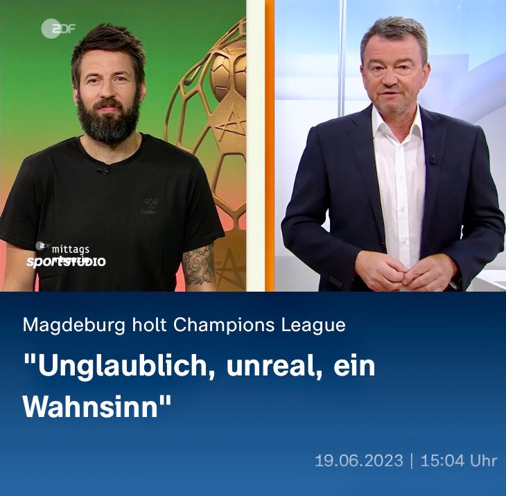 Skulle59's tweet photo. Müsse mich bei ihm immer auf den Vornamen konzentrieren, erzähle ich Bennet #Wiegert im Vorgespräch (um nicht Ingolf zu sagen) - worauf der #SCM-Trainer schmunzelnd erwidert: “Semi für mich, meinen Papa freut’s, werd’ ich ihm erzählen” #Handball #Legends, beide … @SCMagdeburg https://t.co/xQqkPO8WeB