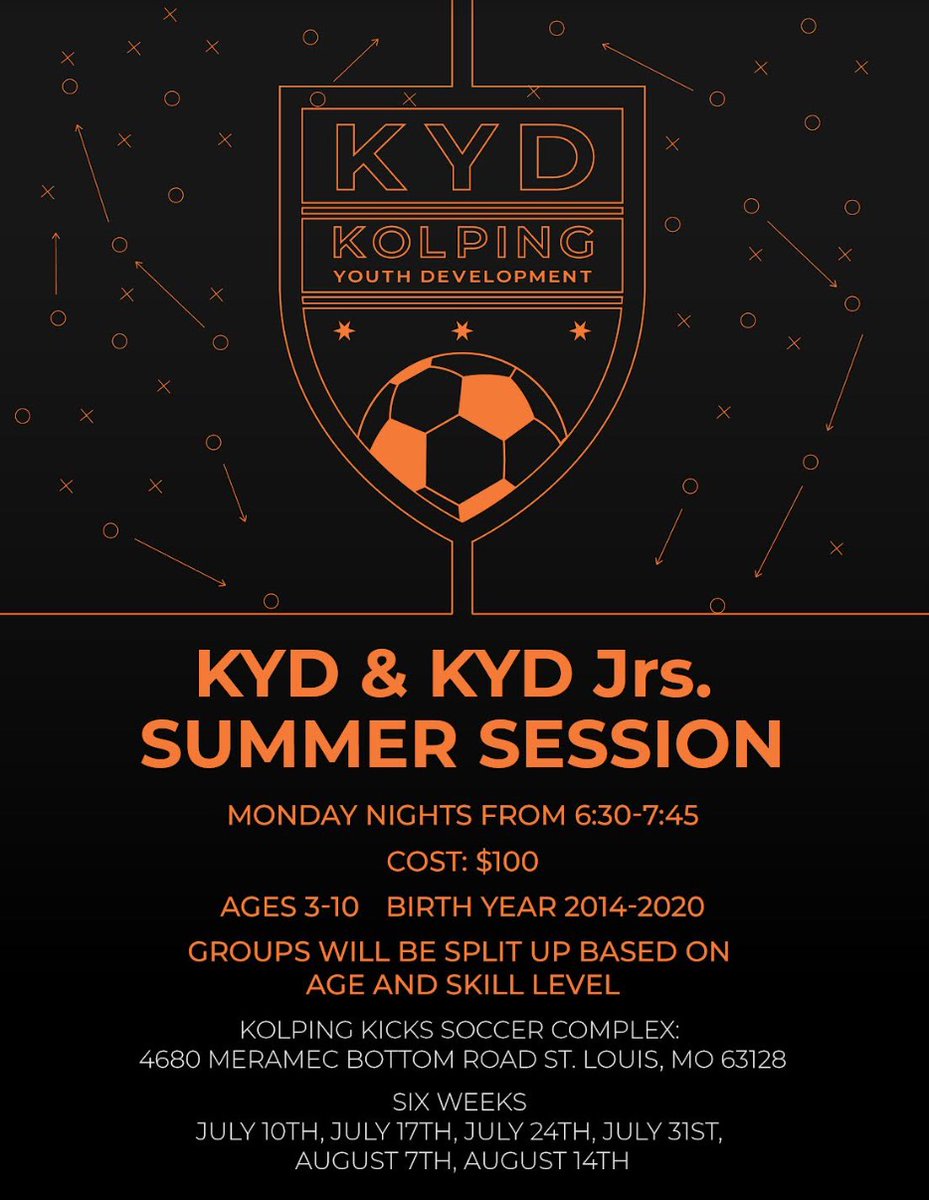 Kolping KYD Summer Program Application Link: kolpingkicks.com/?page_id=3836