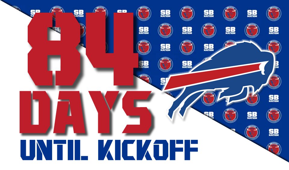 sara_larson's tweet photo. Bills fans, we're getting closer and closer! Keep the faith! 🔜#BillsMafia #84DaystoGo https://t.co/v2Dbkq3euB