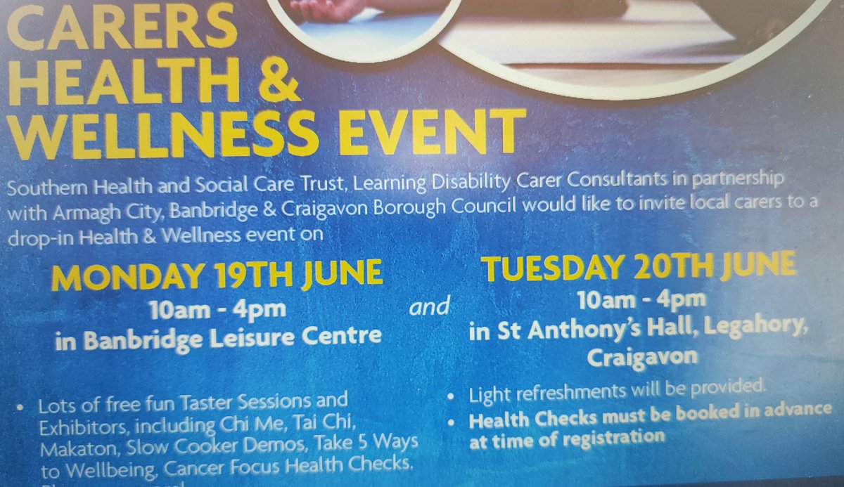 A great start to #LearningDisabilityWeek raising awareness of the many services available to the learning disability population and their carers across SHSCT.