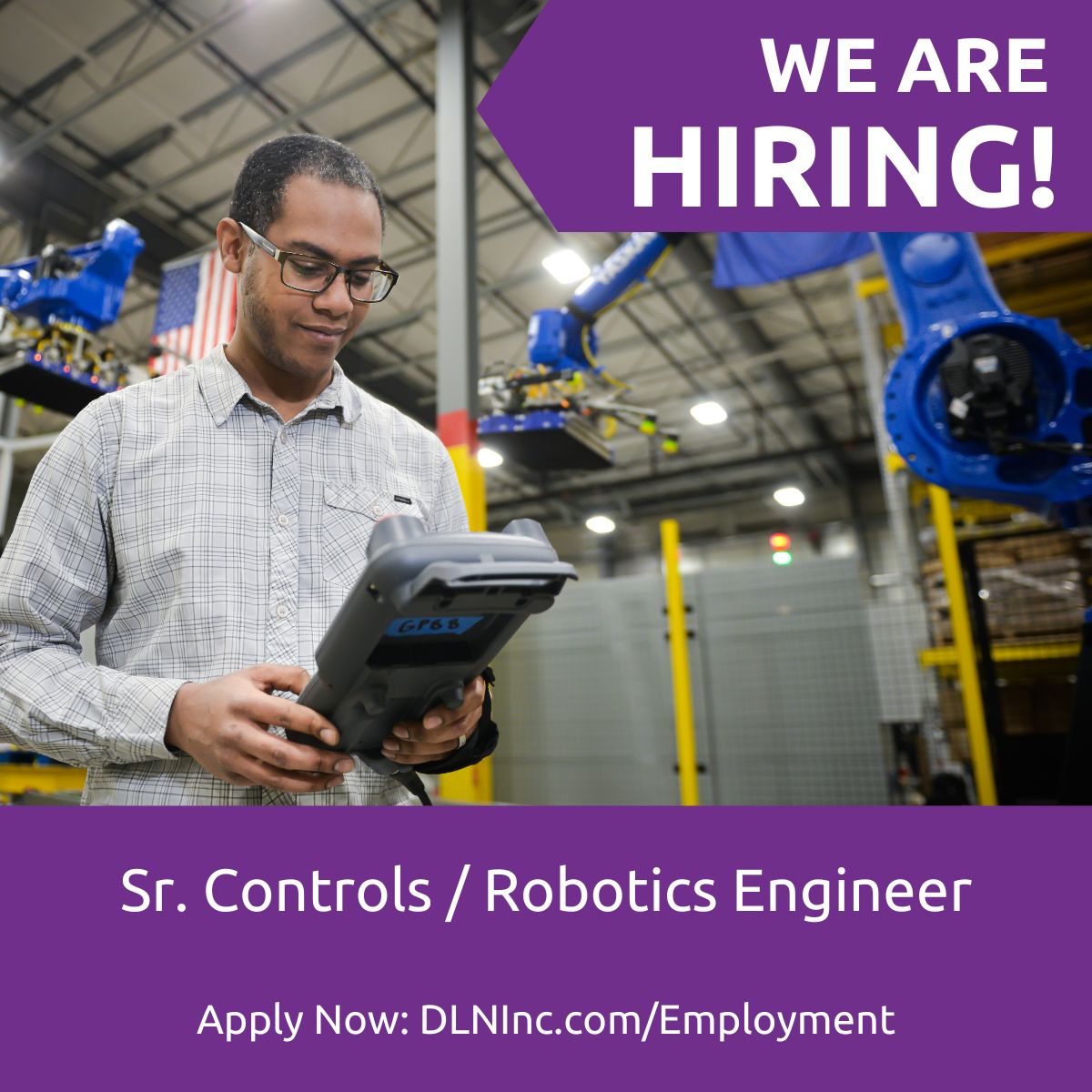 DLNIntegrated's tweet image. @DLNIntegrated is #hiring! We are seeking a Sr. Controls / Robotics Engineer to join our team. This hands-on role involves designing and programming custom automation. Apply today! #ControlsEngineer #RoboticsEngineer tinyurl.com/yayjc4fw