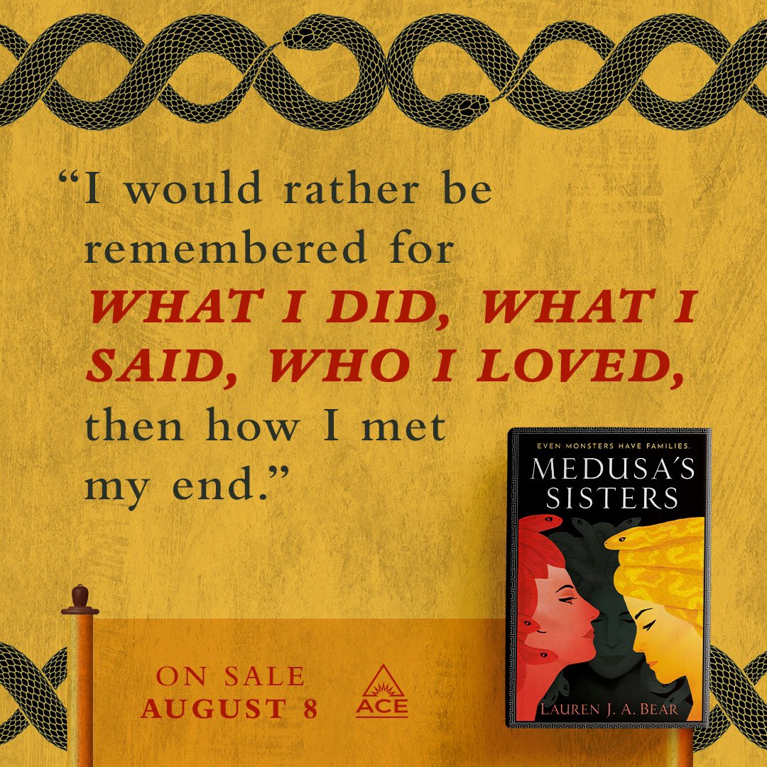 My debut drops in EXACTLY 50 DAYS! 
#medusa #greekmyths #SummerReading #newbookrelease