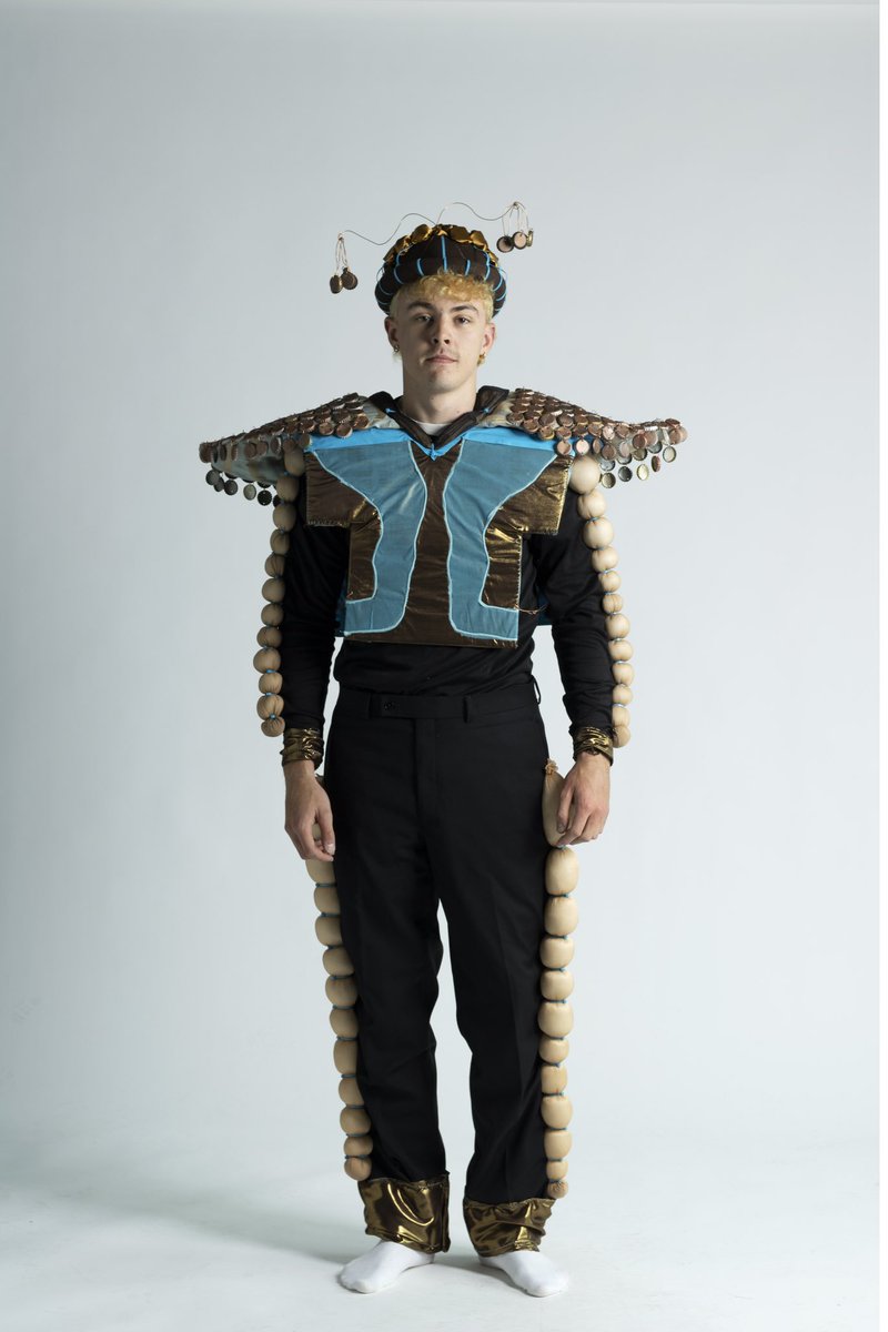 HNC Applied Art students getting involved with Royal Entomological Society Insect Week 2023. Their stunning performance costumes, using recycled materials, inspired by Kapek’s ‘The Insect Play’ #insects #entomology #performancecostume #textiles <a href="/Buzz_dont_tweet/">Buglife</a>