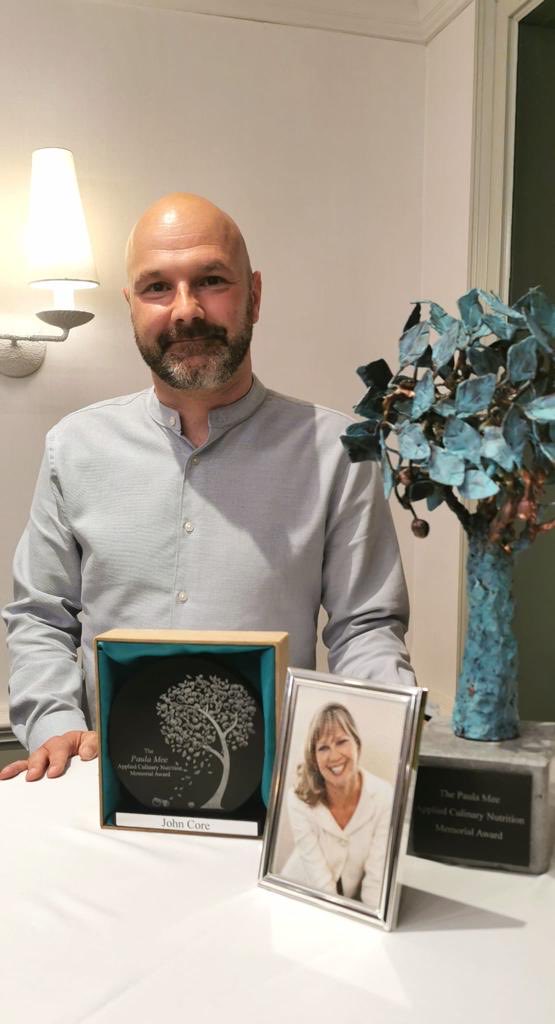 👏Congratulations to John Core ,Culinary Nutrition Lead ⁦<a href="/SodexoUK_IRE/">Sodexo UK & Ireland</a>⁩  - Winner of ‘The Paula Mee Applied Culinary Nutrition Memorial Award 2023’ . Amazing work being done by all finalists - graduates of MSc in Applied Culinary Nutrition ⁦<a href="/WeAreTUDublin/">TU Dublin / OT Baile Átha Cliath</a>⁩ #PaulaMee