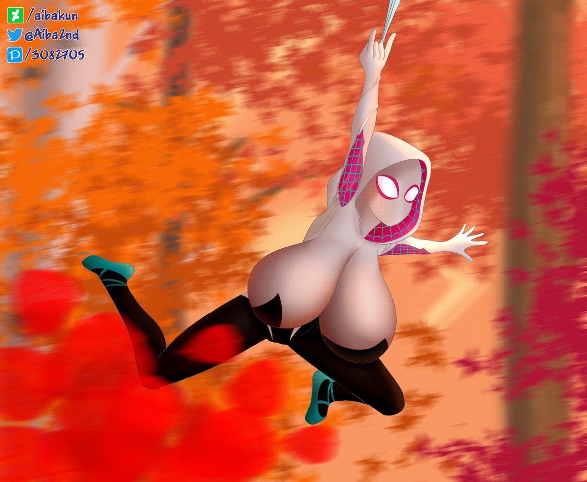 Aiba2nd's tweet photo. As you can see, the main subject of this picture is balance problems.
Slightly improved my old drawing by trying to give it volume. How do you think I succeeded?
#acrossthespiderversefanart #AcrossTheSpiderVerse  #SpiderVerse #SpiderManAcrossTheSpiderVerse #GwenStacy #spidergwen https://t.co/yj97ZAgIst