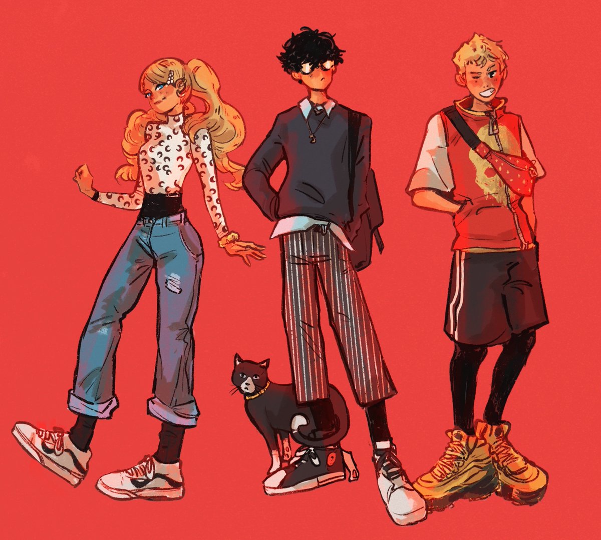 spindraws's tweet photo. did someone say persona? https://t.co/aCds4ePR2P