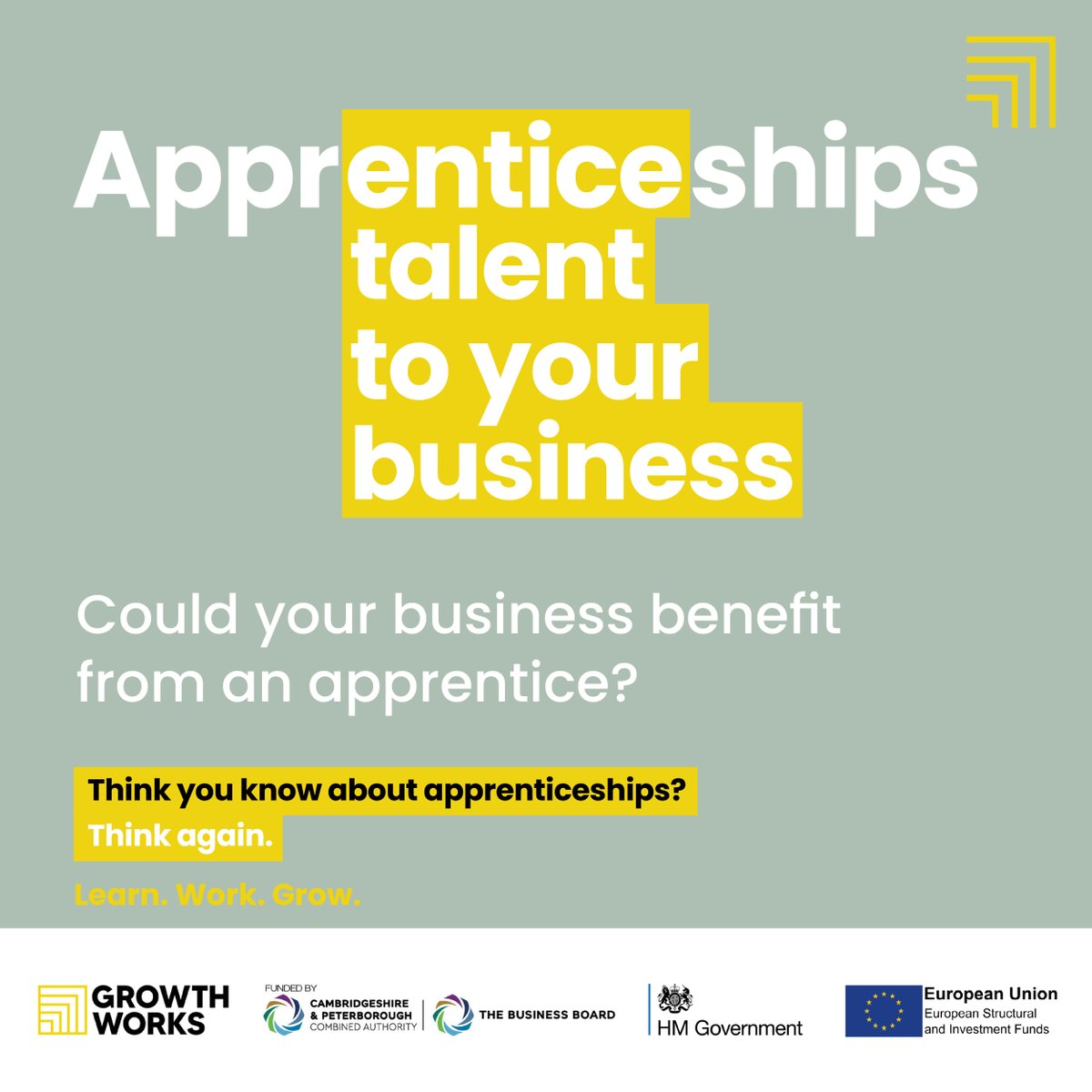 Looking to upskill your team and boost your business? Ever thought about #apprenticeships?

Don't know where to start? No problem! Our team of skills superheroes are here to help 🦸🏻

bit.ly/3tOLGiD

#skills #businessgrowth #apprentice #apprenticeship #getintouch