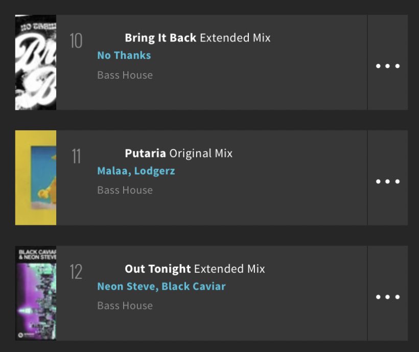 Damnnnn !! We're already 11th in Beatport's top 100 bass house charts in 3 days ! Let's keep growing !🚀 <a href="/Malaamusic/">Malaa</a>