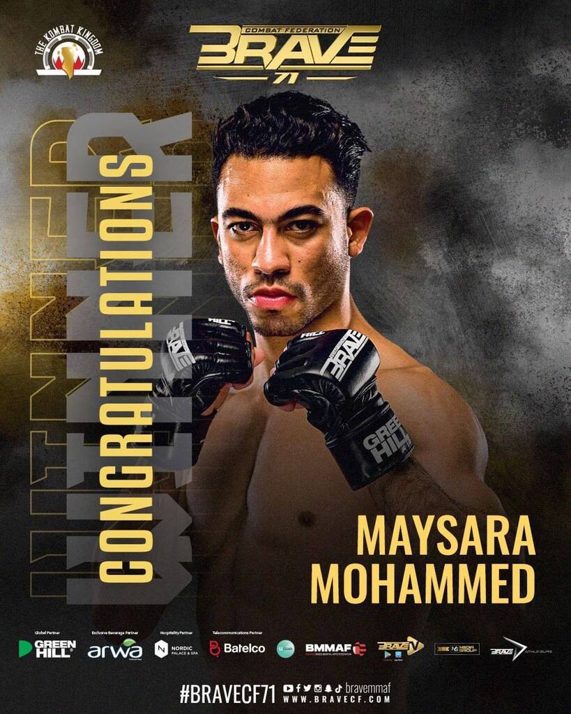 Thrive_MMA's tweet image. #Repost @bravemmaf
・・・
Congrats Maysara for the quick victory 🔥

[#BRAVECF71 #KombatKingdom #Yearofthevoice | #BRAVETV #KombatKingdom2023 #Bahrain] instagr.am/p/Ctreay9pg_b/