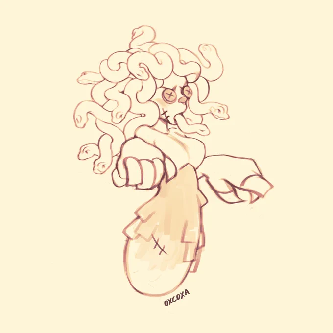 Medusa (concept art for Otto and the Ancient Worlds) 