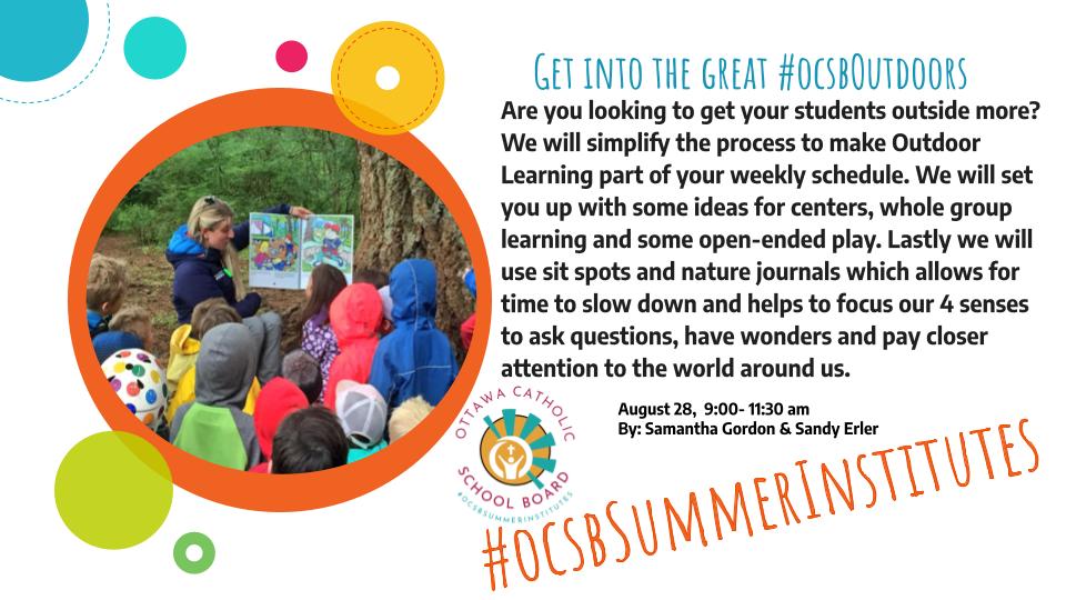 #ocsbSummerInstitutes are here!!! Click this link to check out the amazing selection this year and to register! 
docs.google.com/spreadsheets/d…
@StEmilyOCSB @ThomasMoreOCSB @MonkeyAroundKP1 @nicolebrooks21 @ocsbEco @MissPageOCSB @OCSB_LT @OttCatholicSB