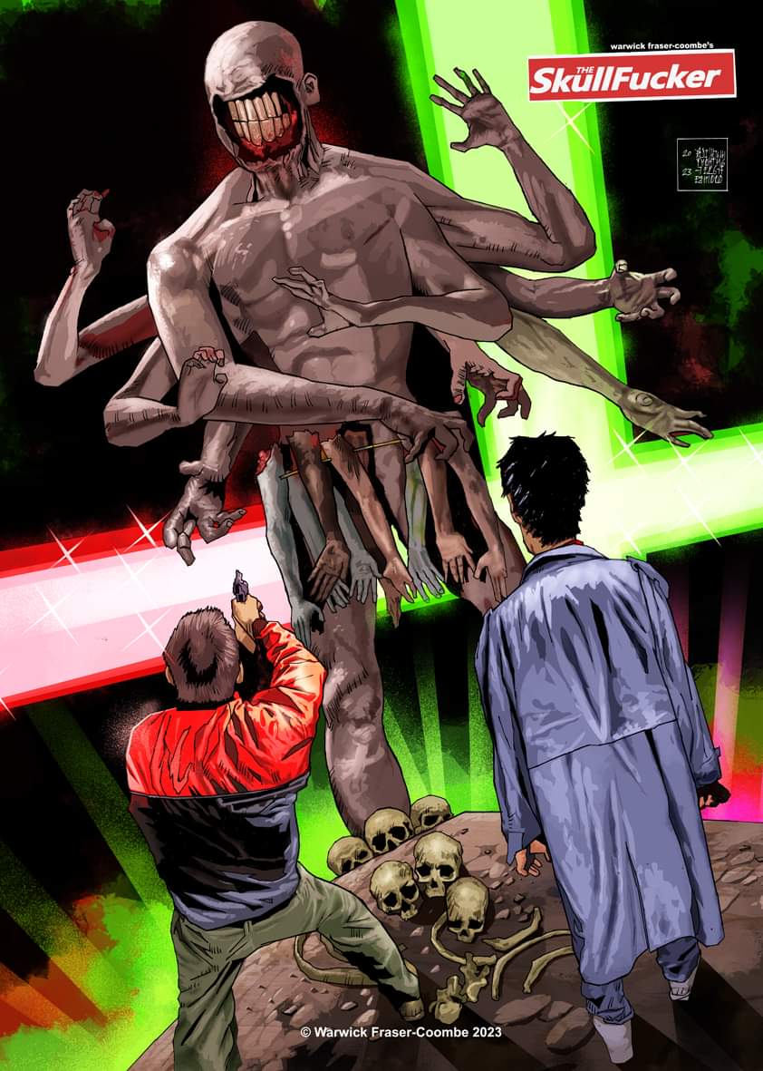 warfras's tweet image. Finally, after a huge delay, issue 3 of The SkullFucker is coming.
Summer 2023. Watch this space!