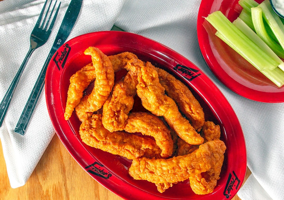 Mondays are better with 79¢ Boneless Frickin' Chicken Wings!!! Available for dine-in, every Monday. Perfect for lunch, dinner or late night! #Frickers #BonelessWings #MondaySpecial #EveryDayValues #YUM