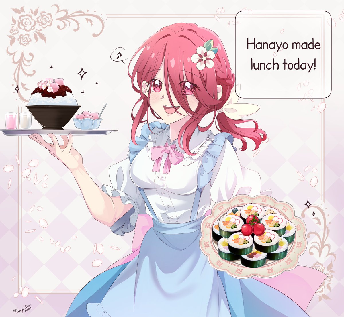 Did you all have lunch yet? 😋💙
Support me on Patreon!
⬇️⬇️⬇️
https://t.co/PJFjoL2QGs
#hanayosora #food #kawaii #animegirl #korean