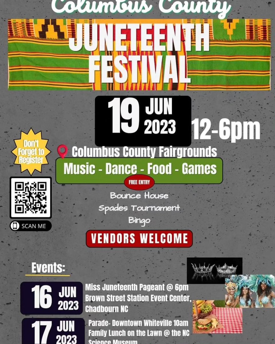 We are closed today in observance of Juneteenth! 

Join us and other community organizations and vendors from across the state. 

If you have an emergency please call 911, and as always our crisis line is open.

Crisis Line: (910)-641-0444