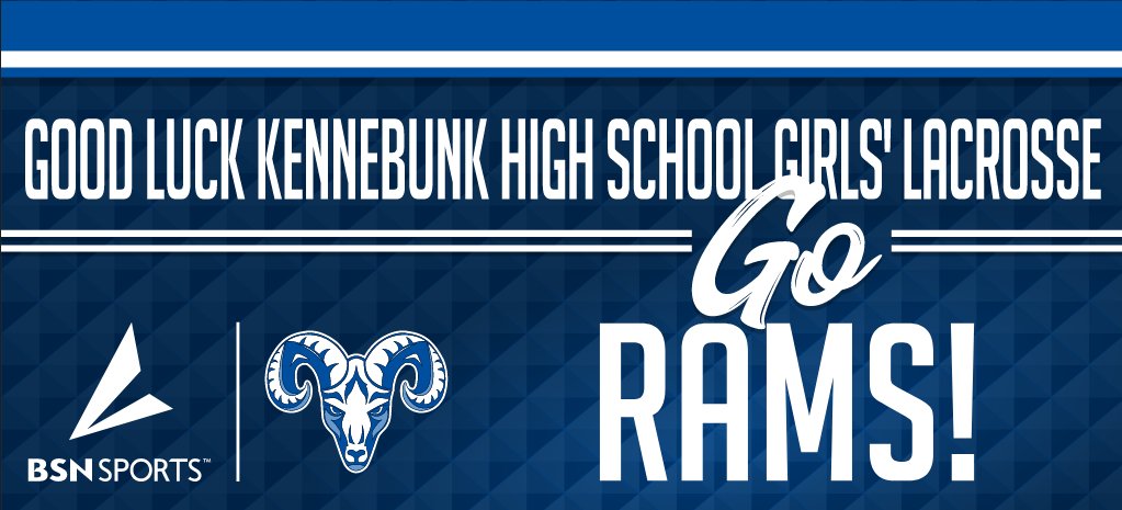Good luck <a href="/KennebunkAD/">Kennebunk AD</a> Girls Lax as they play for the championships today! <a href="/BSNSPORTS/">BSN SPORTS</a> <a href="/BSN_NewEngland/">BSN Sports New England</a> #gorams