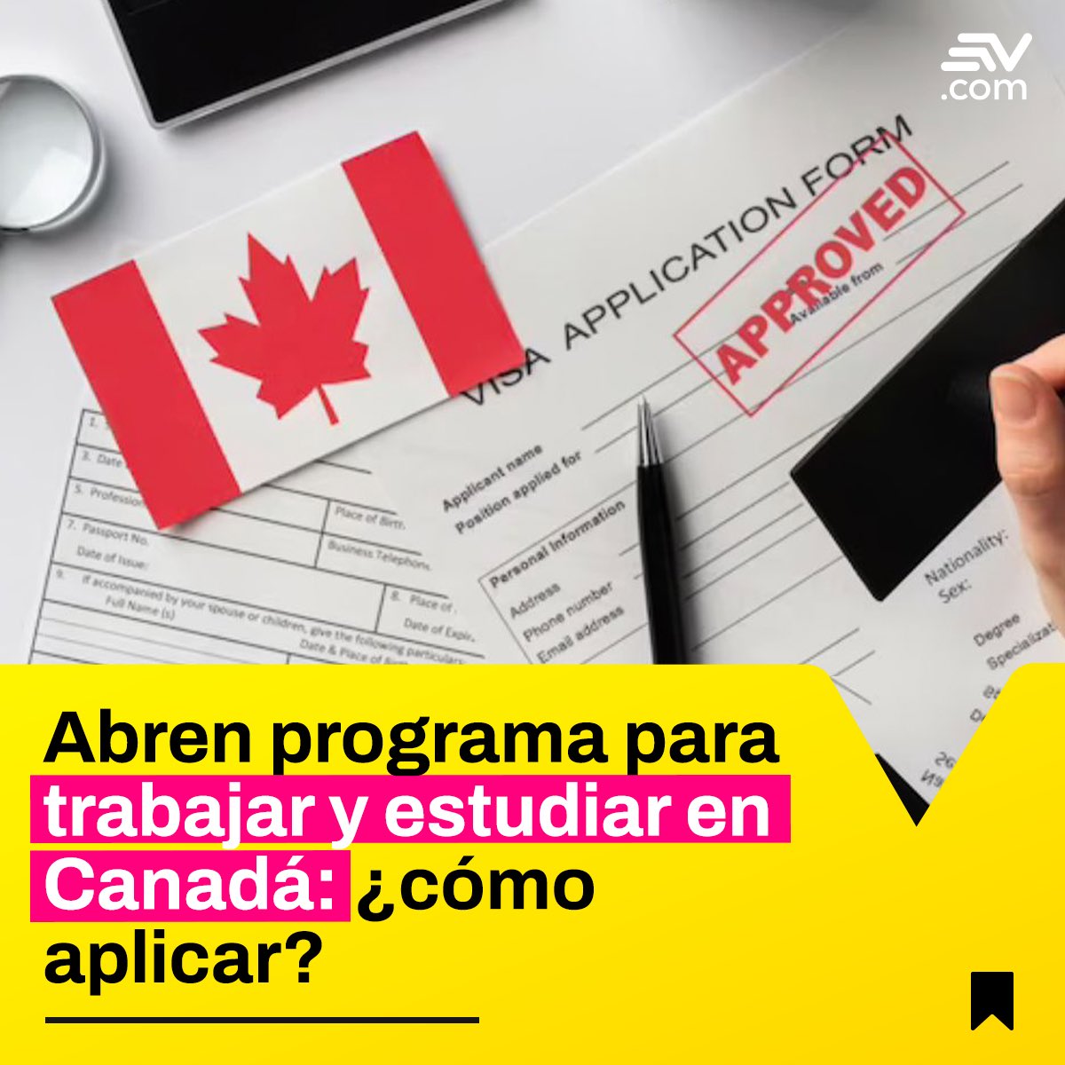 ecuavisa's tweet photo. 📌 Canadá abrió un nuevo proyecto enfocado en personas entre los 18 y 35 años que desean trabajar y vivir en su país. ¿De qué se trata? 

Te contamos 📲 https://t.co/GqHuouNHtI https://t.co/CXSMBbgTjd