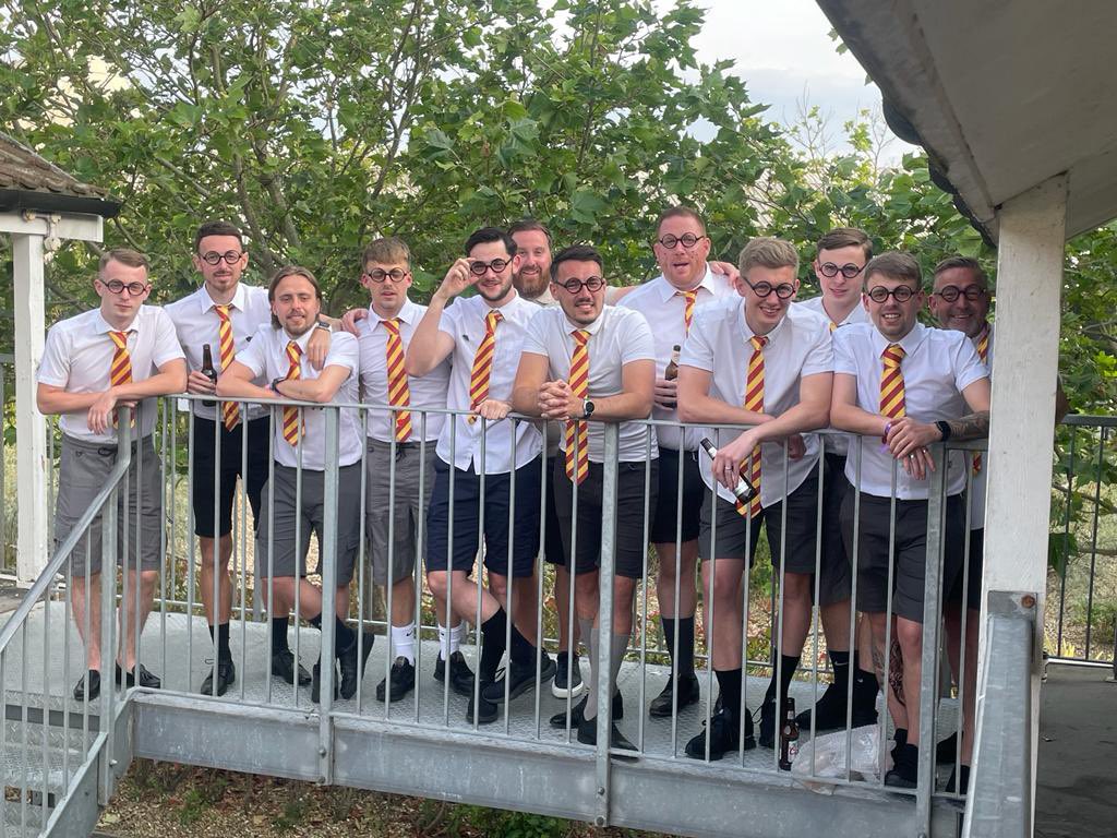 Presentation night in Butlins! Managers Player: Jamie Ball. Players Player: <a href="/BJudd22/">⚽️2⃣2⃣</a> Most Improved Player: <a href="/Jay_Aber/">James Abrahams</a> Wanker of the Season: <a href="/LewisTristram_/">Lewis Tristram</a> #Whataweekend #Whatateam