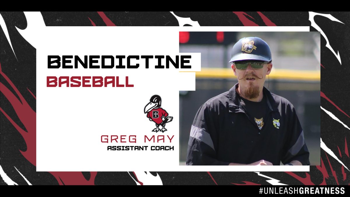.<a href="/RavenBaseball/">Benedictine Baseball</a>  announces addition of Greg May to coaching staff ravenathletics.com/x/zv9z7