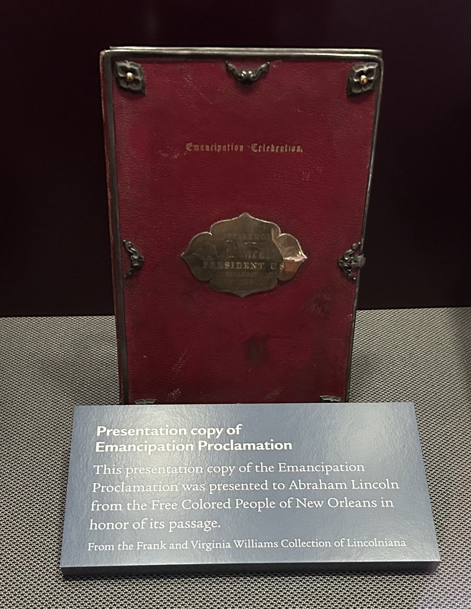 susannahjural's tweet photo. As we celebrate Juneteenth &amp; consider the long process of emancipation, I spotted a fav. item in the Williams Collection that captures another part of that process: a copy of the Ordinance of Emancipation that declared free enslaved Louisianans not freed by the orig Em. Proc. https://t.co/l6wK8tiqut