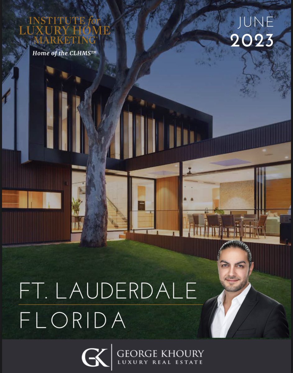 George_GKgroup's tweet photo. Fort Lauderdale #Luxury Market report brought to you by broker George Khoury &amp; The Institute for #LuxuryHome Marketing.

🔑 If you’re looking to Sell or Buy in South Florida NOW IS THE TIME TO DO IT!

👉 Contact Broker Luxury Specialists George Khoury today - 954.451.1111 https://t.co/JBwGnIG8vp