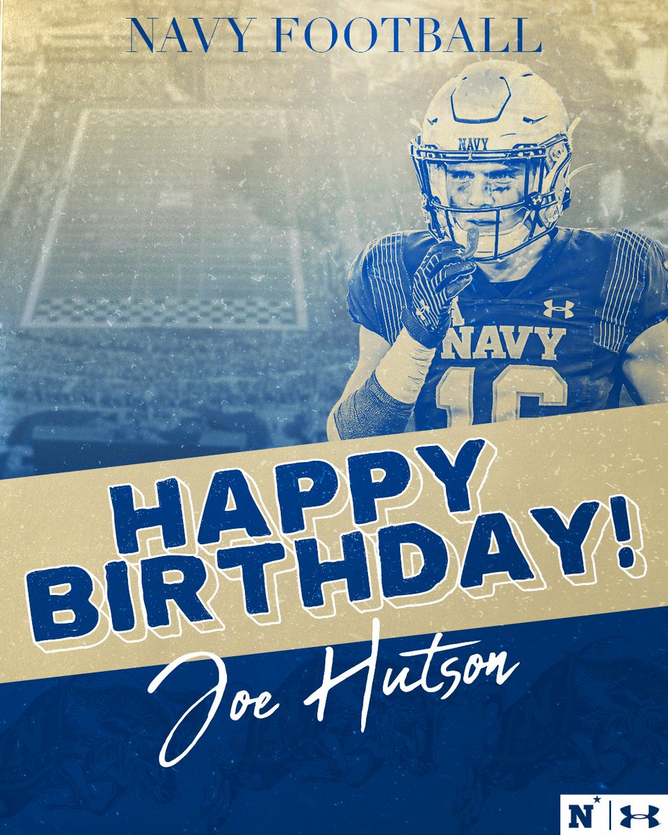 Happy Birthday @joehutson29!

#GoNavy | #RollGoats