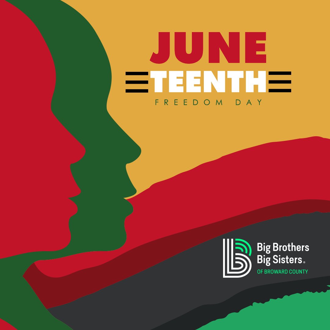 On this Juneteenth, we reflect on our past and recommit to building a BIGGER future for all.
Learn more: youtube.com/watch?v=inLDqC…

#Juneteenth #FreedomDay #BiggerTogether #Mentorship #BBBSBroward