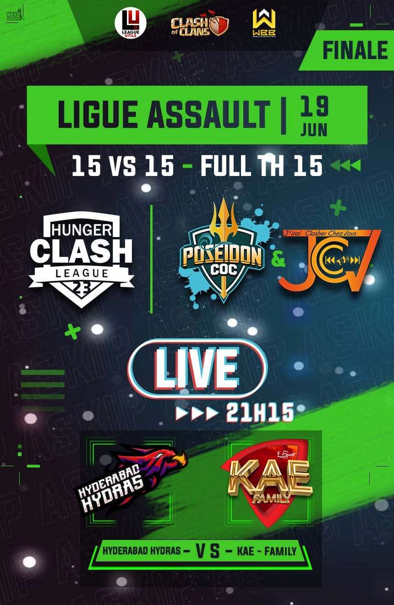ASKIP (@askipgaming) on Twitter photo Rdv à 21h15 sur twitch.tv/poseidon_coc & kick.com/poseidon-coc retrouvez nos amis <a href="/CocPoseidon/">Poseidon COC</a> et <a href="/katiaJCCV/">Katia / J'irai clasher chez vous</a> 🙏 pour les finales Assault
1er : 250€ + 7750 gemmes + pack WBB
2e : 150€ + 3500 gemmes
3e : 50€ + 1500 gemmes
🙏@WBBofficiel 🙏aux CM-SC-FR
🙏<a href="/N3ko_designer/">Neko design</a> Rdv à 21h15 sur twitch.tv/poseidon_coc & kick.com/poseidon-coc retrouvez nos amis <a href="/CocPoseidon/">Poseidon COC</a> et <a href="/katiaJCCV/">Katia / J'irai clasher chez vous</a> 🙏 pour les finales Assault
1er : 250€ + 7750 gemmes + pack WBB
2e : 150€ + 3500 gemmes
3e : 50€ + 1500 gemmes
🙏@WBBofficiel 🙏aux CM-SC-FR
🙏<a href="/N3ko_designer/">Neko design</a>
