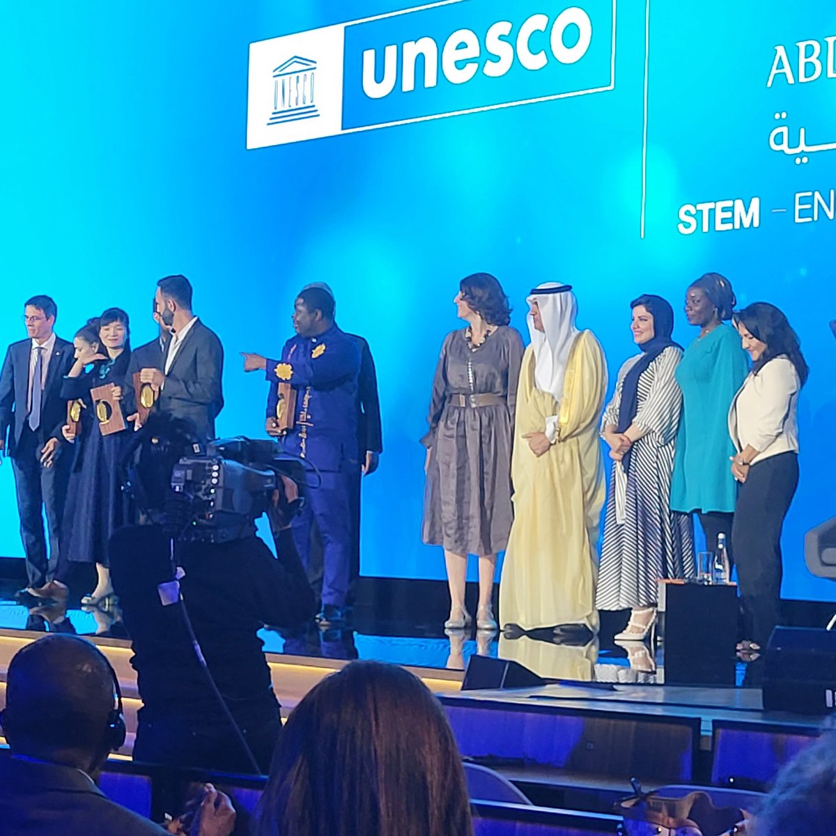 We were privileged to attend @UNESCO, the exceptional #UNESCO_AlFozan_International_Prize laureates' announcement ceremony.