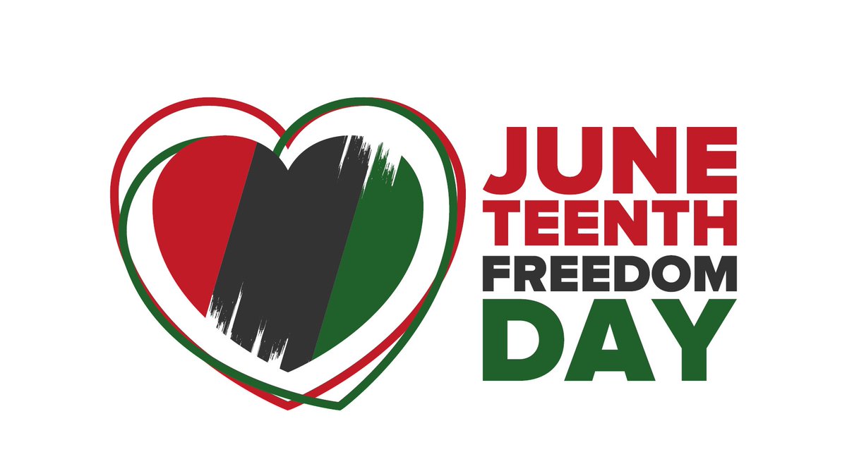 Happy Juneteenth! Join us in commemorating the end of racial enslavement and celebrating the significance of this important day! #juneteenth #dbcr