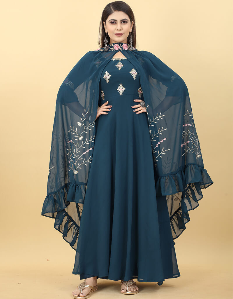 ✨ Make a grand entrance with our Dark Blue Designer Party Wear Readymade Gown with Shrug! 💫💃🌟👗

bit.ly/3Nkuzyi 
 
#PartyWear #DarkBlue #FashionOnPoint #EffortlessElegance #DressToImpress #UnleashYourConfidence #StandOutWithStyle