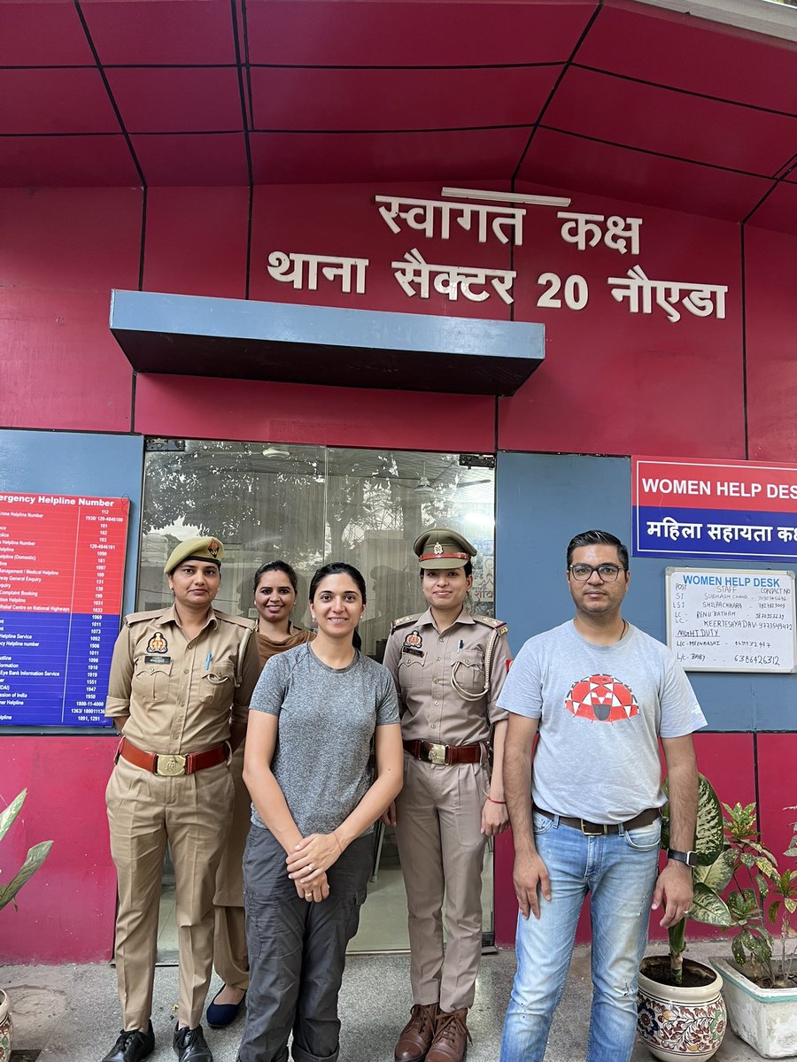 gauravrewari's tweet photo. Thank you for the extraordinary efforts and speedy action towards my complaint by Noida Police station sector-20 Special thanks to Ms. Shilpa Chikara who is very quick and efficient in handling complaints…

@CMOfficeUP @noidapolice
@uppolice
@wpl1090
@DCP_Noida
@coprajaneesh https://t.co/x8R0EmWjHF