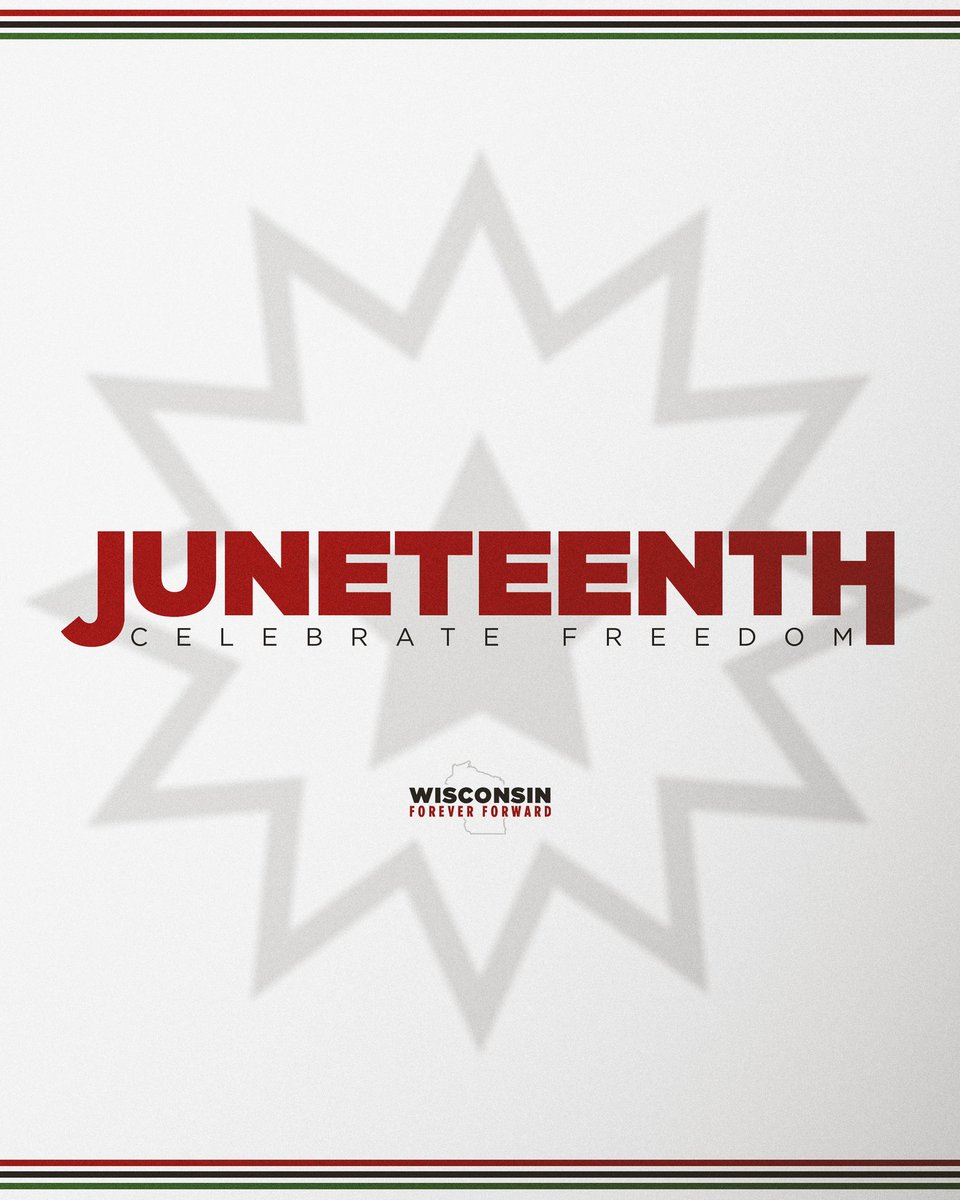 Today we celebrate freedom, culture and progress. Take time to learn more ➡️ go.wisc.edu/29g5c1 #Juneteenth