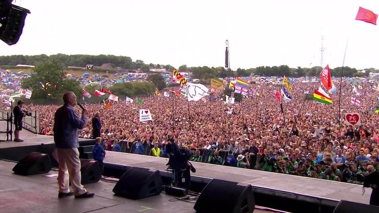 Glastonbury cancels planned screening of Oh, Jeremy Corbyn: The Big Lie, narrated by left-wing Jewish comedian Alexei Sayle, after accusations it peddles an 'antisemitic conspiracy'. 

Corbyn addressed 50,000 people at the same festival in 2017.

Censorship. Not very rock & roll.