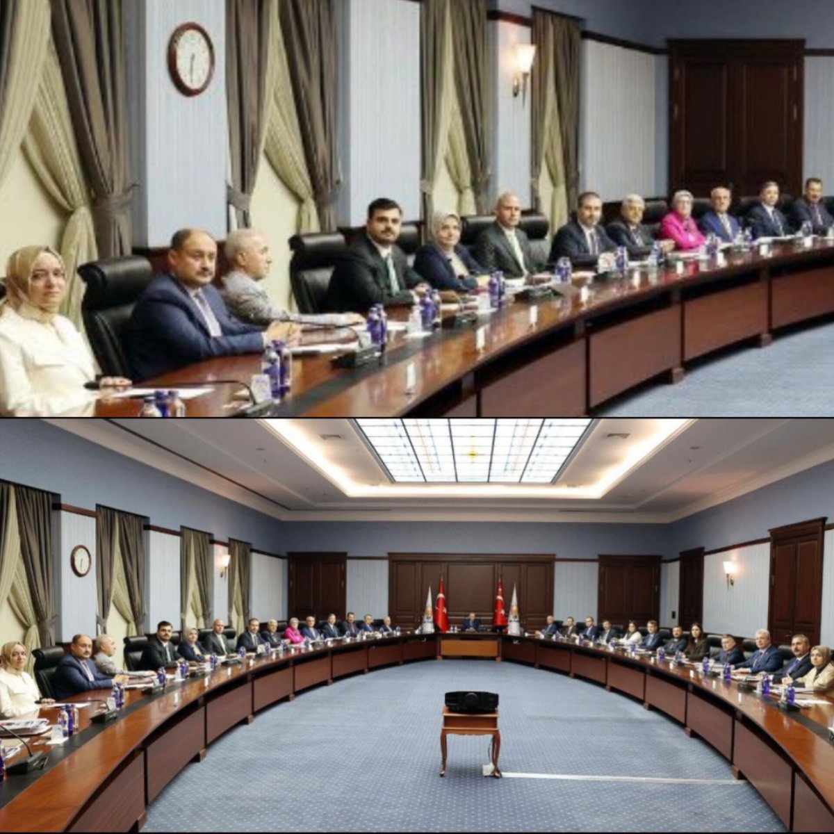 Akparti MKYK Üyesi Genel Başkan danışmanı Mehmet Kasım Gülpınar Cumhurbaşkanımız ve Genel Başkanımız Sayın <a href="/RTErdogan/">Recep Tayyip Erdoğan</a> başkanlığında Merkez Karar ve Yönetim Kurulu (MKYK) Toplantısı ardından MYK Toplantısına katıldı...
<a href="/Akparti/">AK Parti</a>