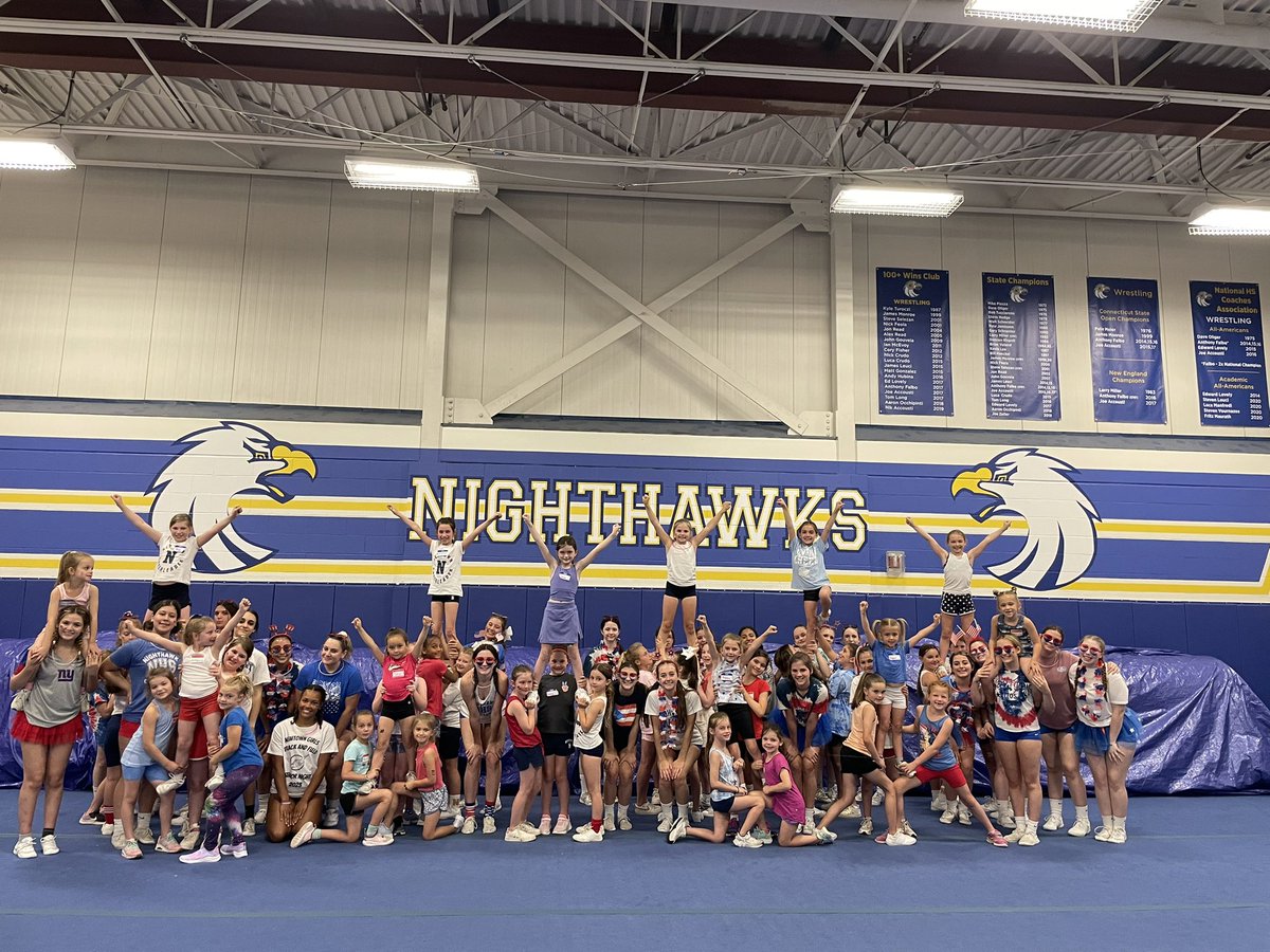 Day 1 of Summer Fun Camp! We had a blast! Can’t wait for day 2! #nighthawknation ❤️🤍💙