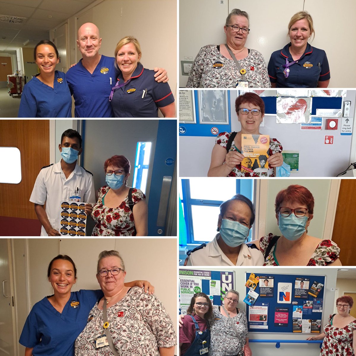 #RCNDayofAction in full swing at Pilgrim Hospital @ULHT_News earlier today ✊💪

#RCNStrike ballot closes this Friday 23 June‼️

Have YOUR say, get YOUR ballot on its way📮

@theRCN @RCNEastMids @RCNSouth_Lincs