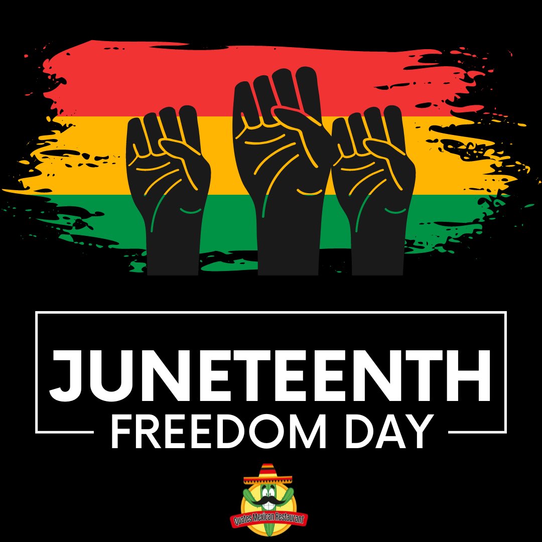 MexicanQuates's tweet photo. Happy Juneteenth Day✊🏾 https://t.co/mbgIaIy8sv