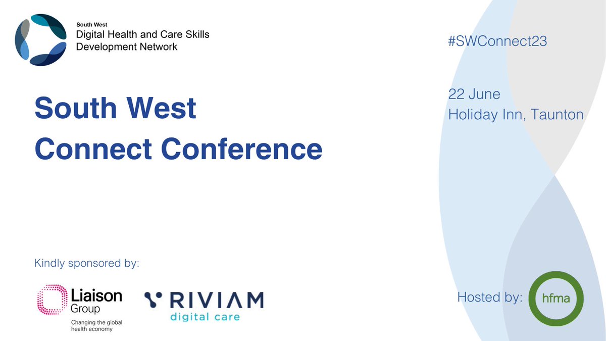 The programme has now been finalised for this event - look forward to meeting all of our members in person on Thursday #SWCONNECT23
shorturl.at/hDRU1