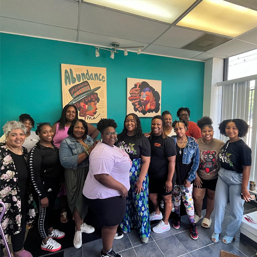 This Juneteenth, we'd like to redirect you all to support <a href="/freerootop/">Free Root Operation</a> in their efforts to provide free wellness programs + counseling to Black single moms. Consider donating your wages today to Black Americans as reparations. Learn more at freerootoperation.com/pledgeyourpto.