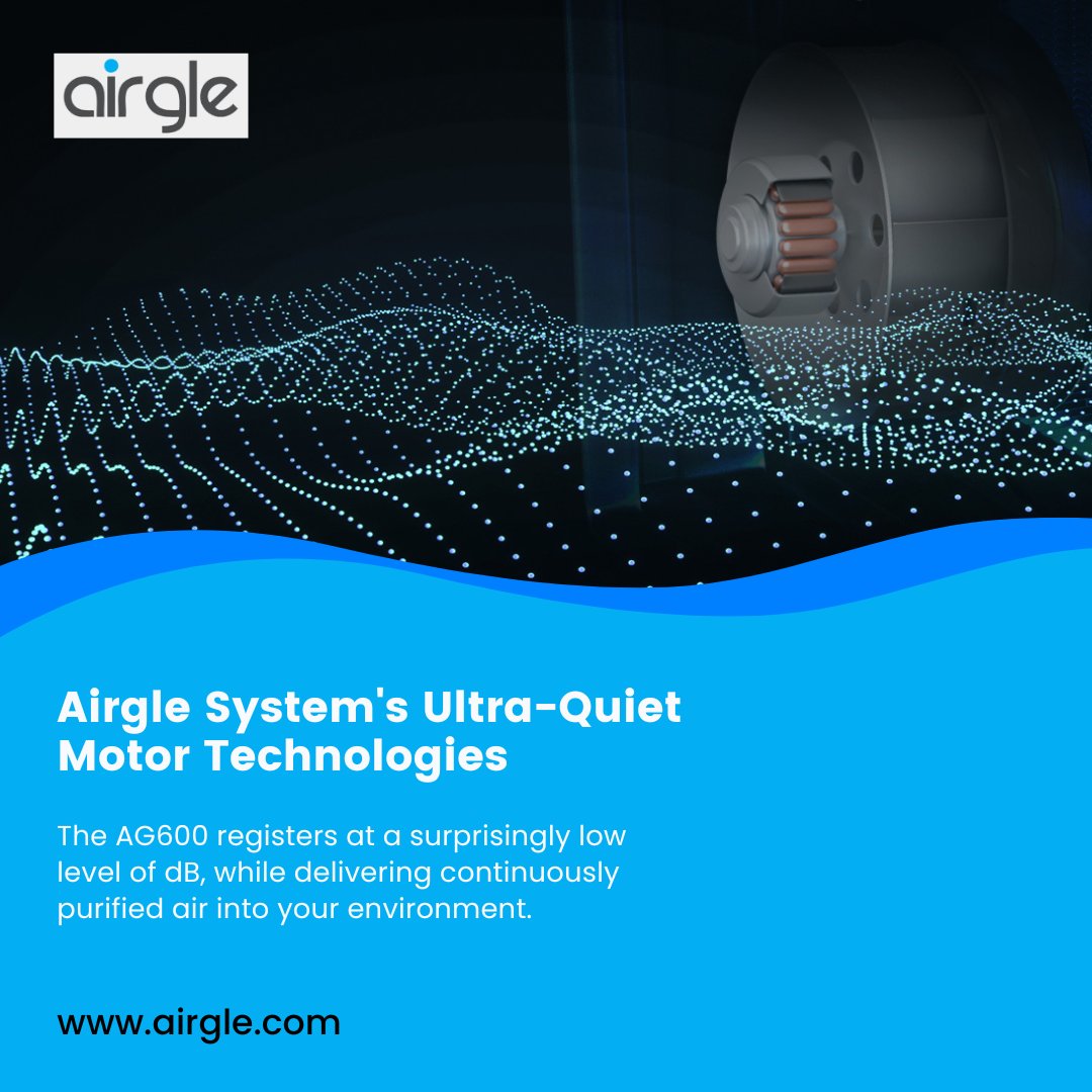 The AG600 registers at a surprisingly low level of dB, while delivering continuously purified air into your environment.
#airgle #airgleairpurifiers #airqualitytesting #covid #covid19solutions #indoorairquality #airfiltration #airpurification #airpurifiers #airbornetransmission