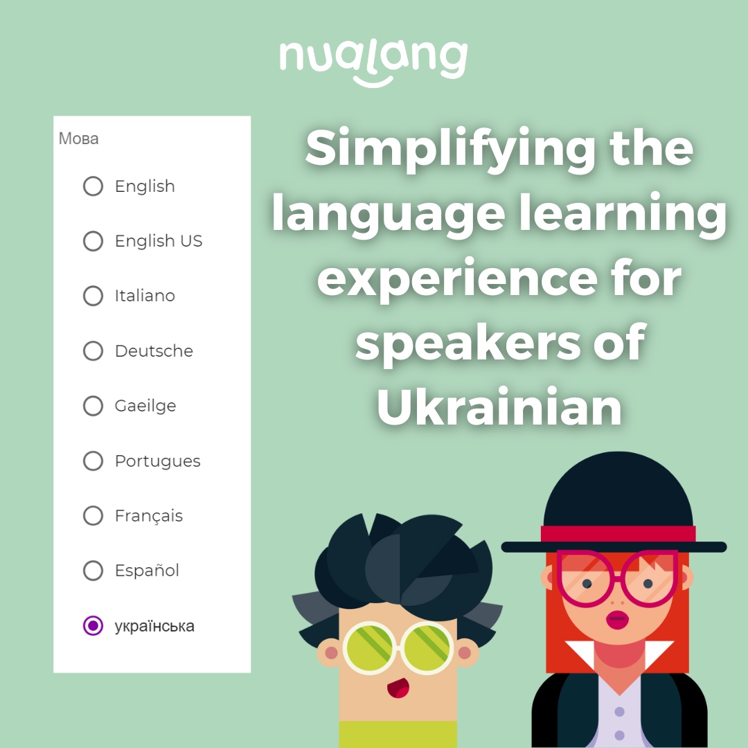 nualangapp's tweet photo. 🔔Nualang is always improving🔔

Nualang's navigation is now available in Ukrainian, allowing speakers of Ukrainian to learn Nualang's available languages easily 🇺🇦

Explore, navigate, and unlock new possibilities at https://t.co/ds6EULjxu3 👈🏽

#edtech #langchat #Ukrainian #mfl https://t.co/S7TtRdnbWv