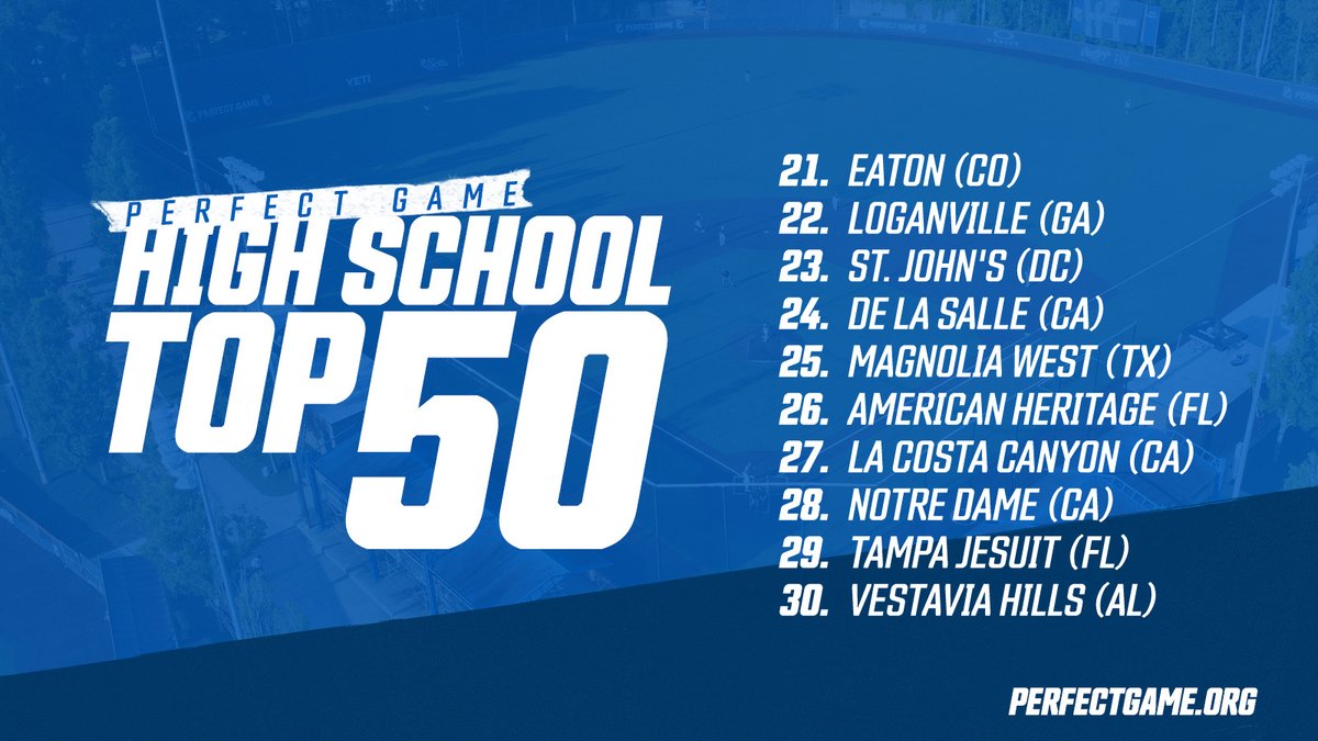 Final HS Top 50 Rankings (21-30)   

➡️ bit.ly/43KPsJR